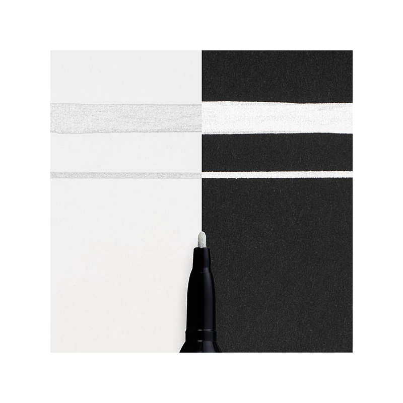 Sakura Pen-Touch lak filc, fini (1 mm) - srebrni