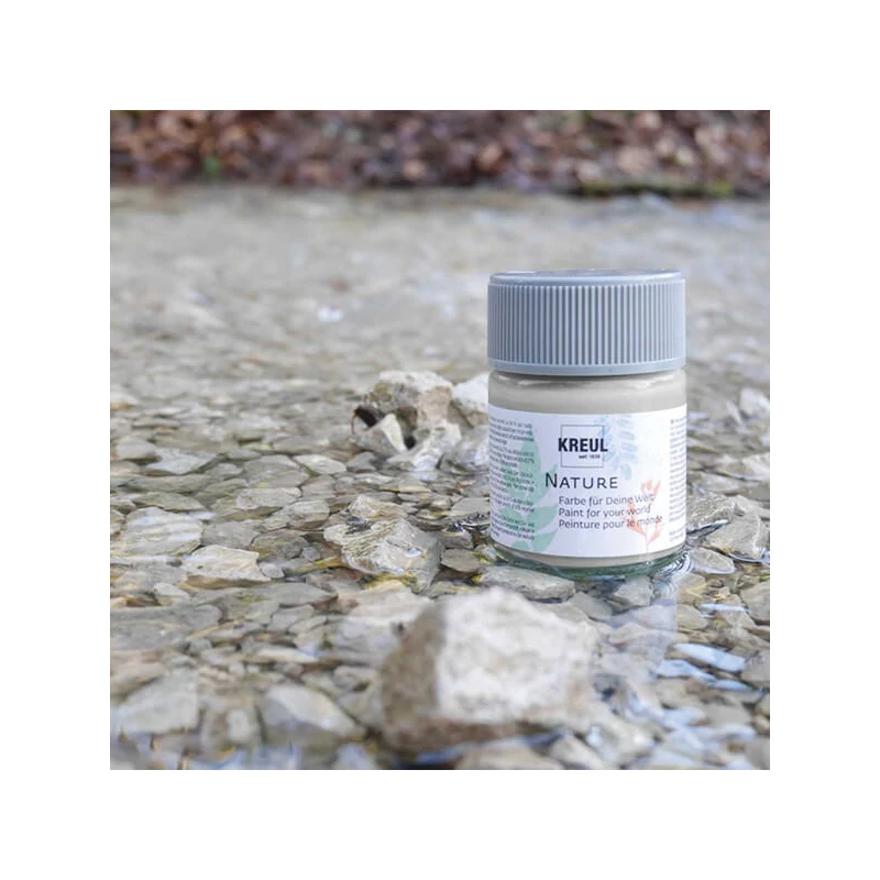 Nature natural, ekološka boja, Kreul, 50 ml - šljunak