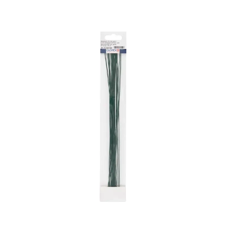 Žica za vezanje cvijeća, 0,8 mm, 30 cm, 35 kom - zelena