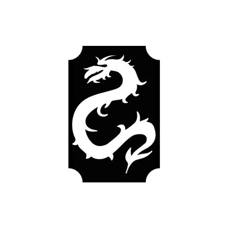 Tattoo šablona, samoljepljiva šablona - Dragon 03