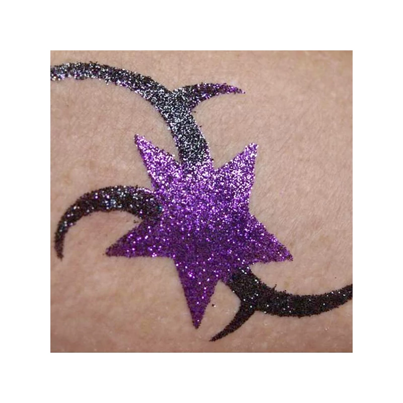 Tattoo šablona, samoljepljiva šablona - Star 02