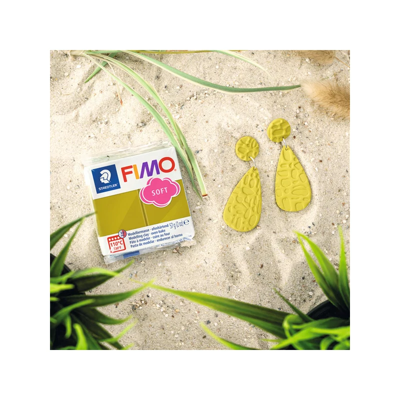 FIMO Soft pečena glina, 57 g - trava za plažu (8020-T51) 2024