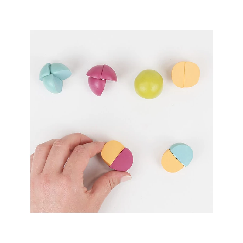 Fimo Soft set pečena glina, 4x25 g - Sheet design, Slab Design