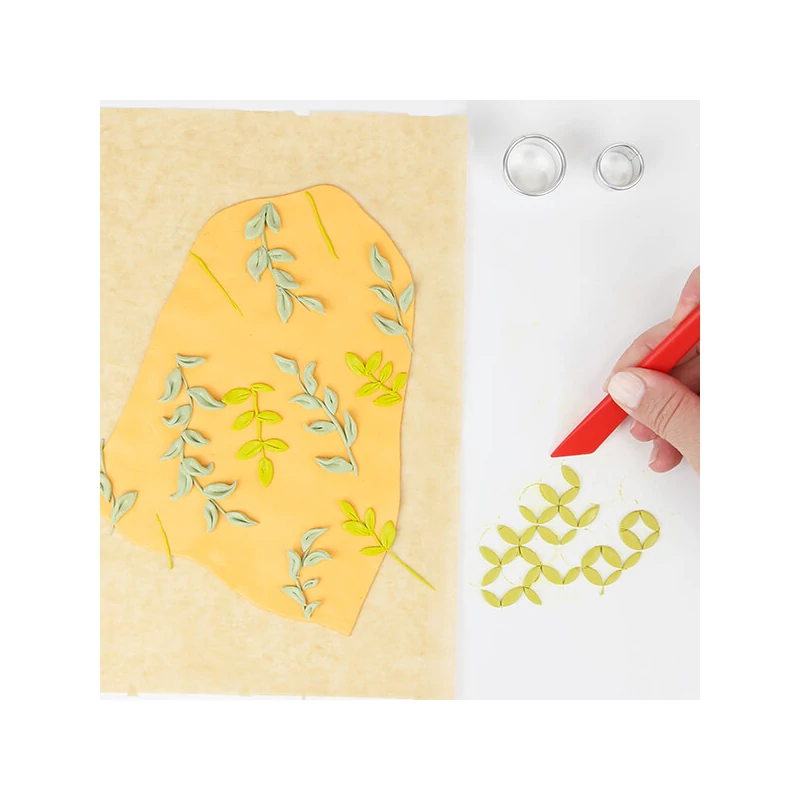 Fimo Soft set pečena glina, 4x25 g - Sheet design, Slab Design