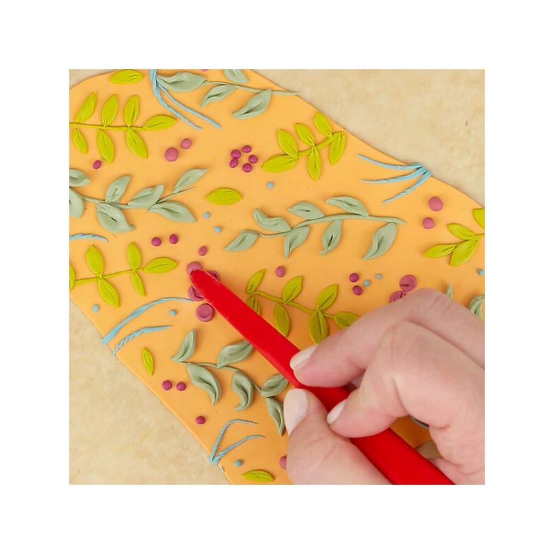 Fimo Soft set pečena glina, 4x25 g - Sheet design, Slab Design