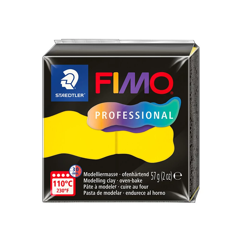 FIMO Professional pečena glina, 57 g - žuti, yellow (8040-100)