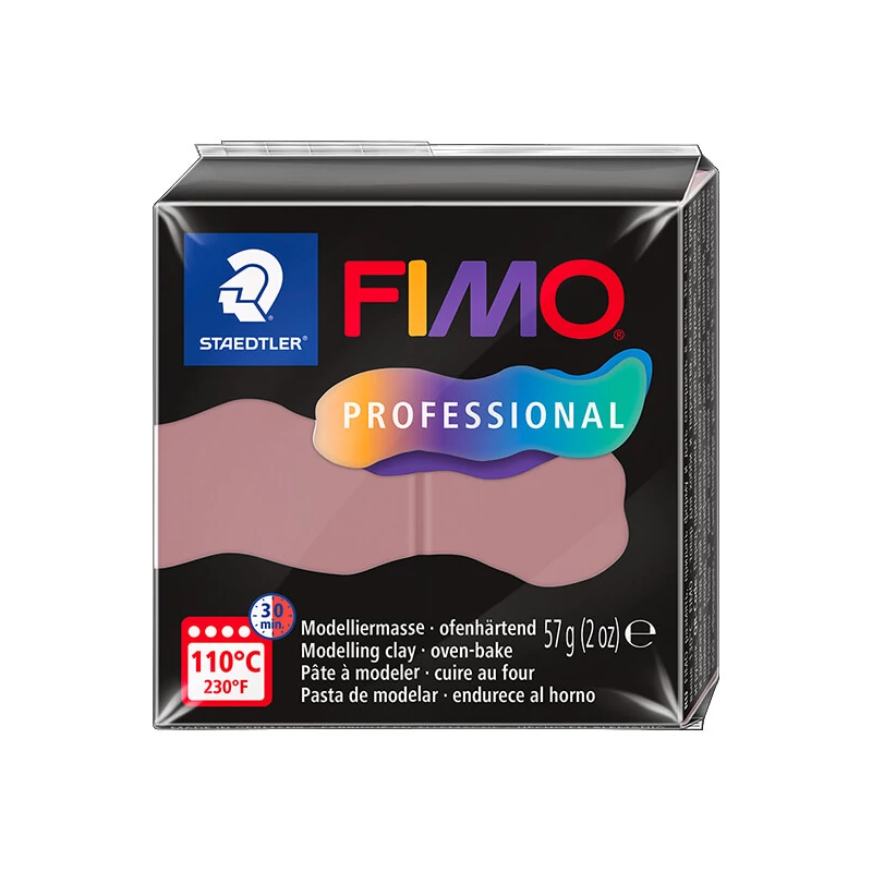 FIMO Professional pečena glina, 57 g - dusty pink (8040-20)