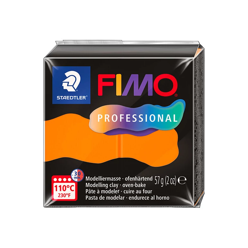FIMO Professional pečena glina, 57 g - narančasti, orange (8040-4)
