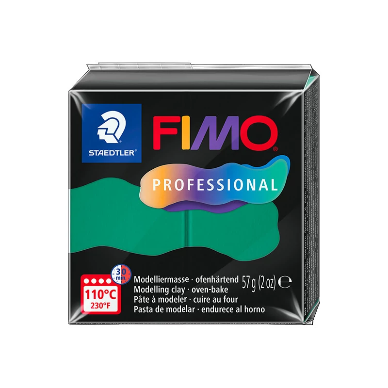 FIMO Professional pečena glina, 57 g - zeleni, green (8040-500)
