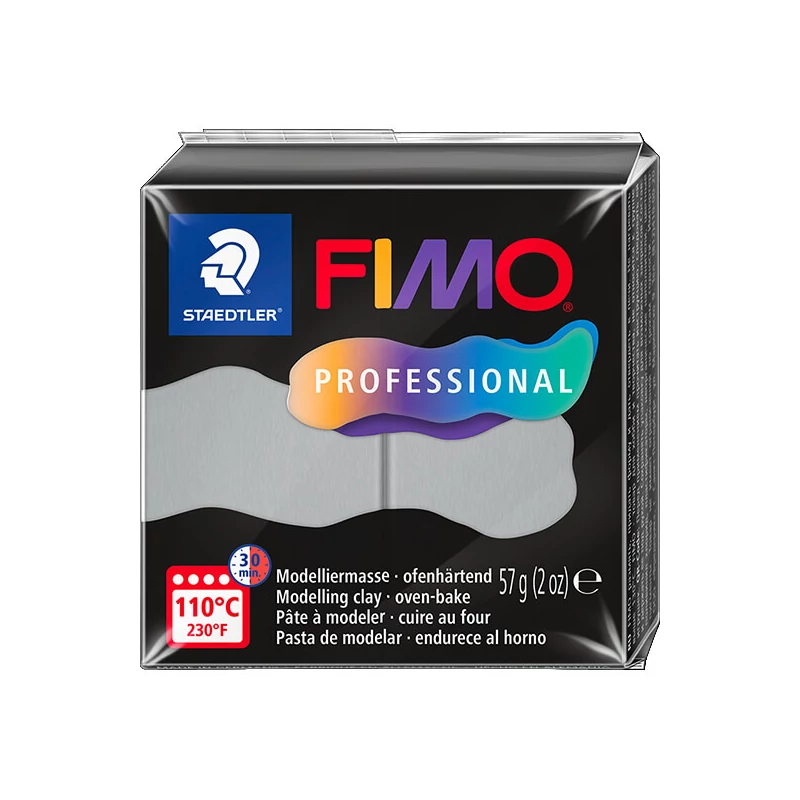 FIMO Professional pečena glina, 57 g - delfin sivi, dolphin gre (8040-80)