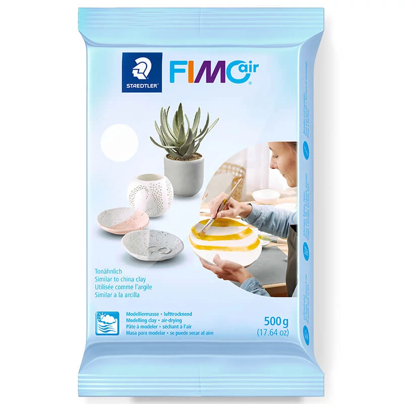 FIMO Air Basic glina za sušenje na zraku 500 g - bijeli (8100-0)