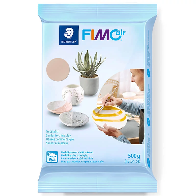 FIMO Air Basic glina za sušenje na zraku 500 g - blijedo ružičasti (8100-43)