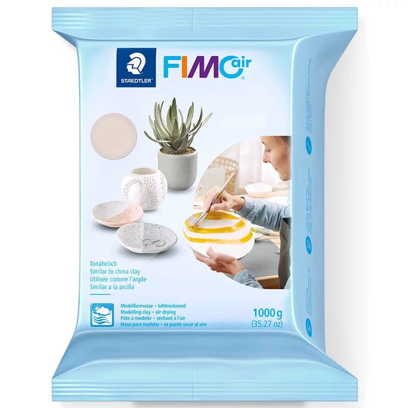 FIMO Air Basic glina za sušenje na zraku 1000 g - blijedo ružičasti (8101-43)