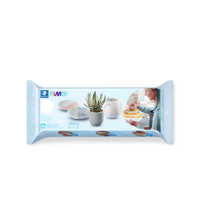 FIMO Air Basic glina za sušenje na zraku 2000 g - bijeli (8102-0)