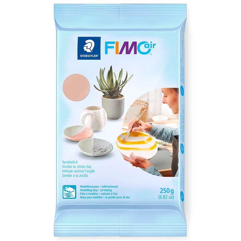 FIMO Air Basic glina za sušenje na zraku 250 g - blijedo ružičasti