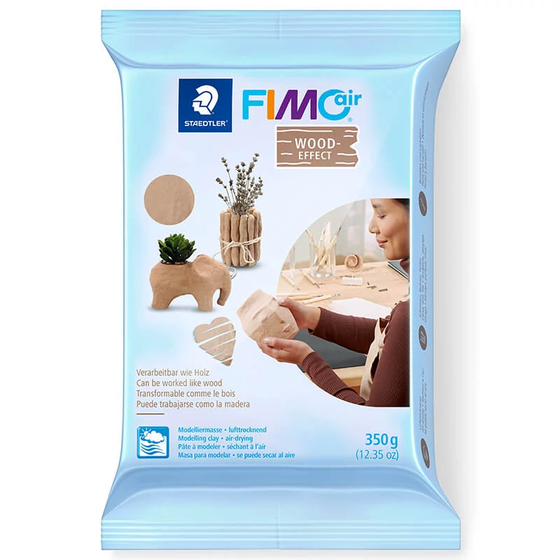 FIMO Air Effect glina za sušenje na zraku 350 g - efekt drveta (8150-W7)