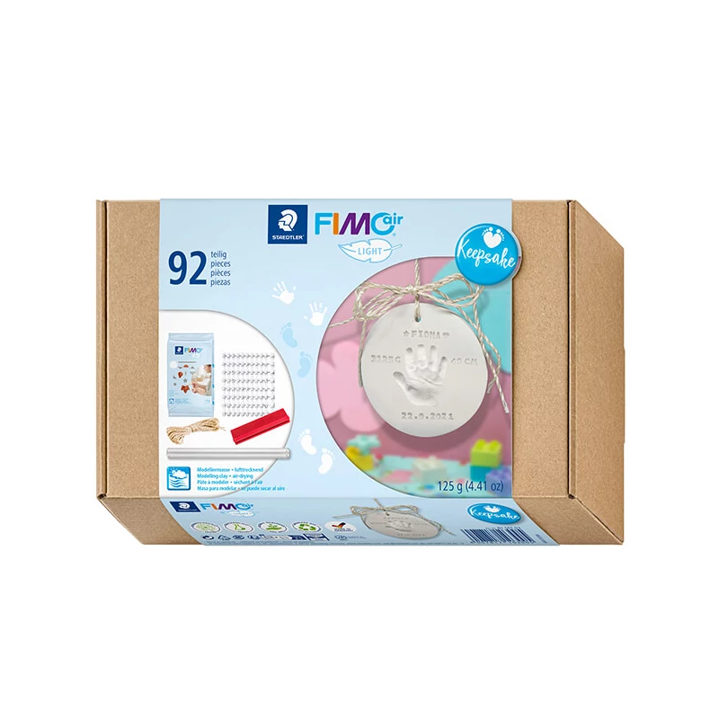 FIMO Air Light Keepsake Set, Suvenirski set glina, 127 g s dodacima