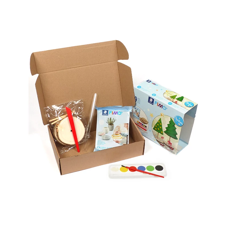 FIMO Air Basic Christmas Set, božićni set za modeliranje, 500 g s dodacima