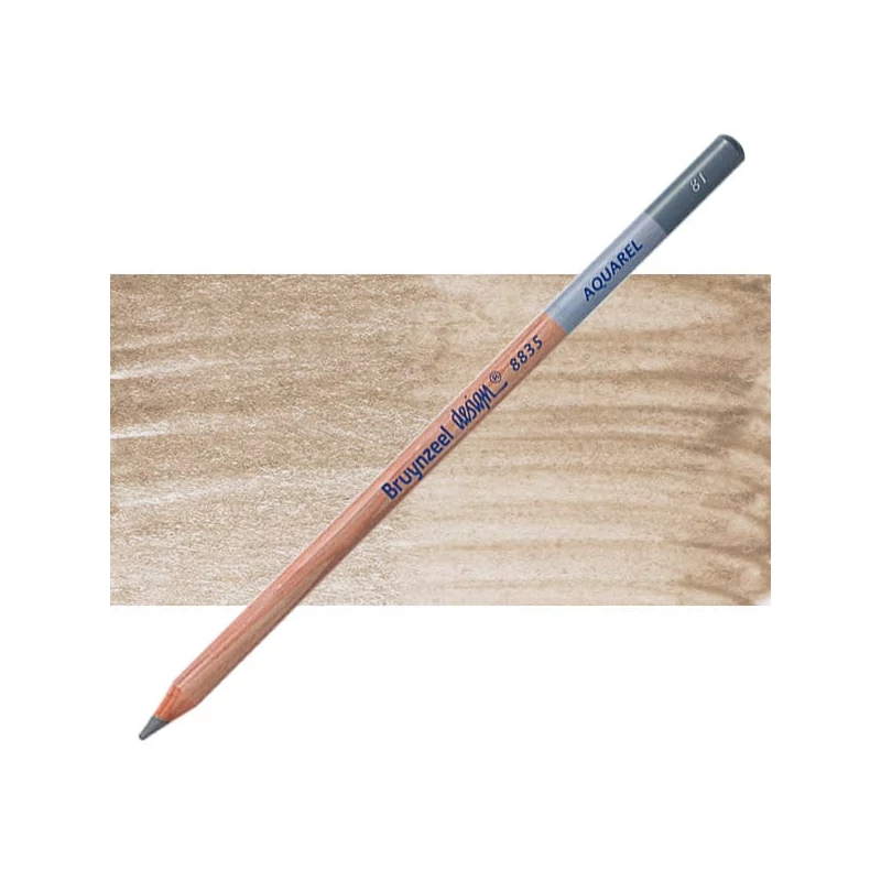 Bruynzeel Design akvarel olovka - 81, mid brown grey