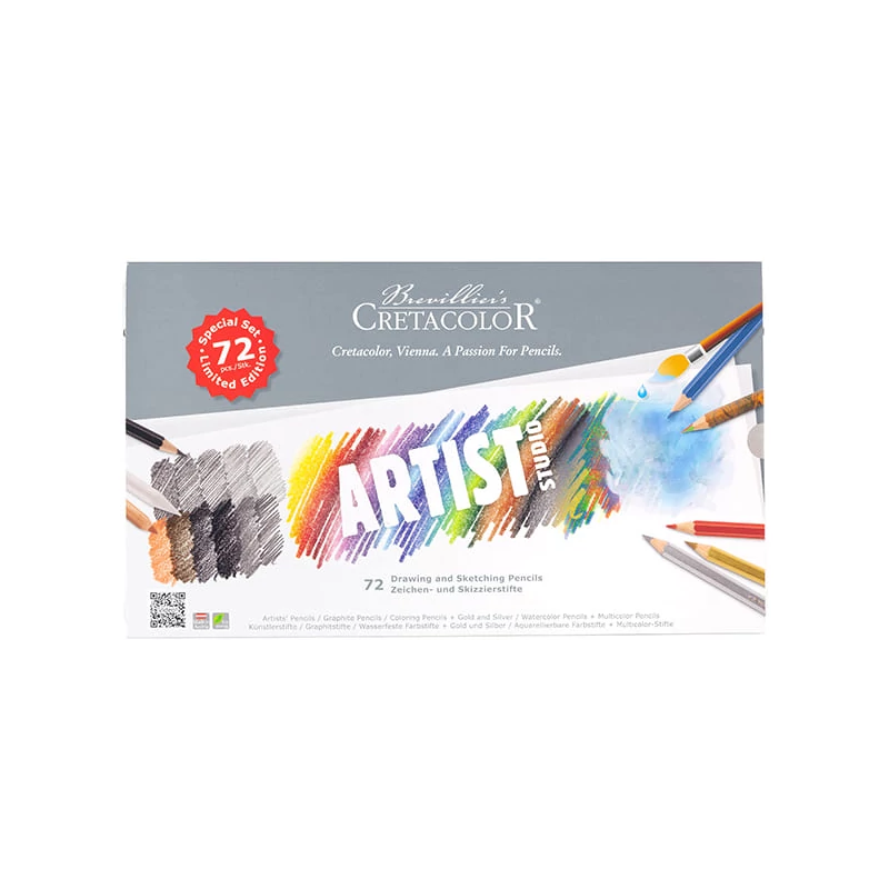 Cretacolor Artist Studio set olovaka za crtanje i skiciranje - 72 kom