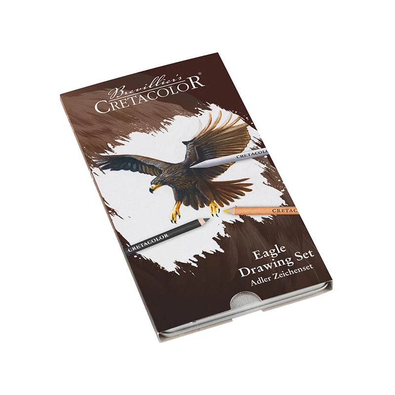 Cretacolor Eagle Set komplet za crtanje, 12-dijelni, u metalnoj kutiji