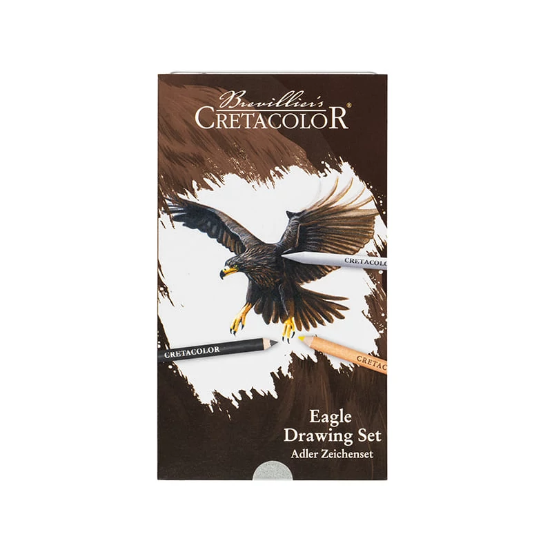 Cretacolor Eagle Set komplet za crtanje, 12-dijelni, u metalnoj kutiji