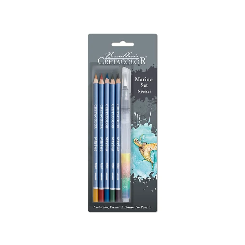 Cretacolor Marino set za crtanje akvarelima, 6 kom