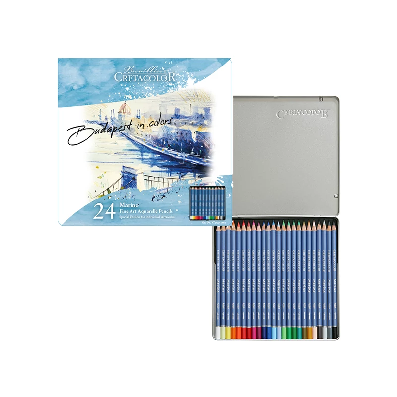 Cretacolor Marino set akvarelnih olovaka - 24 kom, Budimpešta u bojama