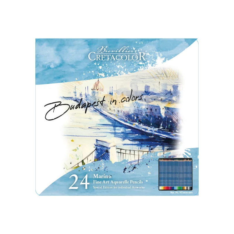 Cretacolor Marino set akvarelnih olovaka - 24 kom, Budimpešta u bojama