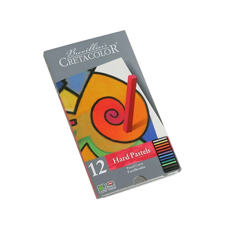 Cretacolor set pastela - 12 kom, metalna kutija