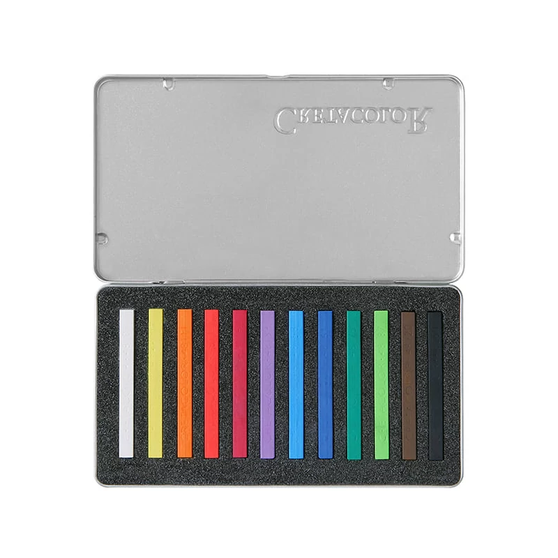 Cretacolor set pastela - 12 kom, metalna kutija