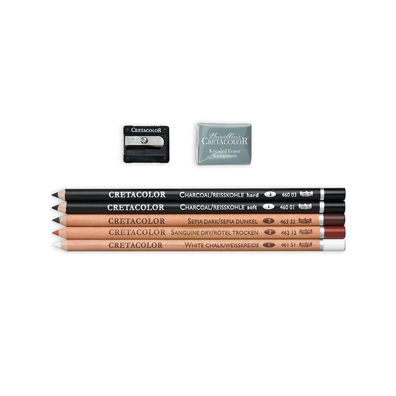 Cretacolor Sketching Set set za crtanje i skiciranje, 7 komada