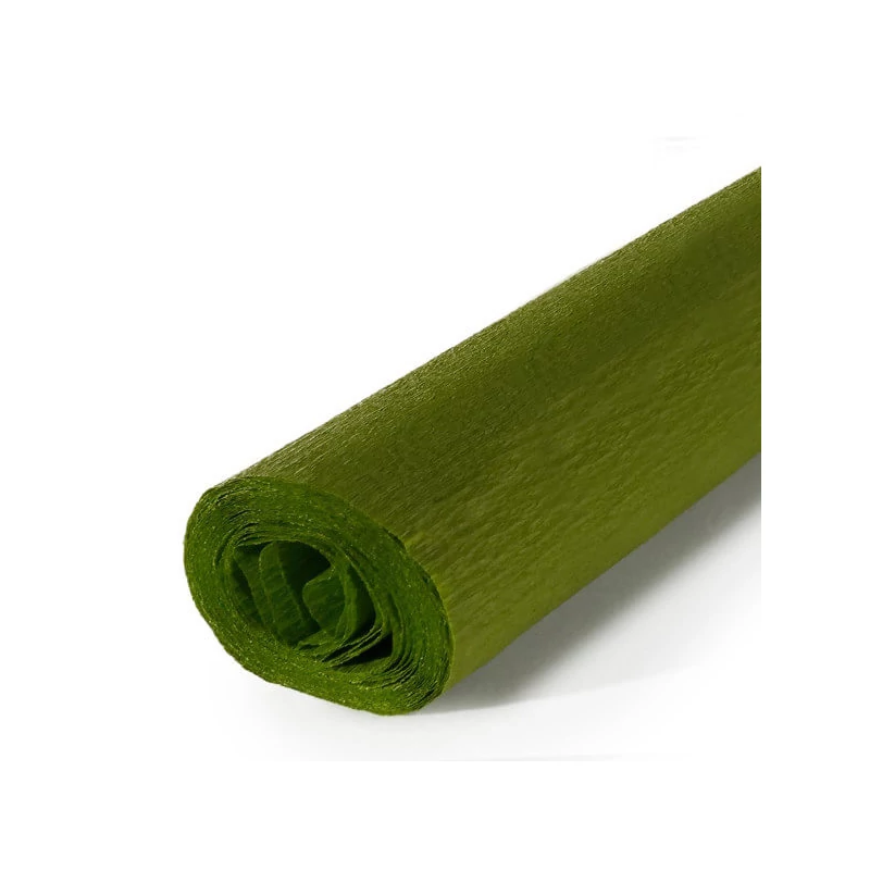 Krep papir, Educational, 40 g, 50x250 cm - 264 moss green