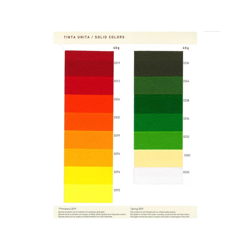 Krep papir, Educational, 40 g, 50x250 cm - 330 white