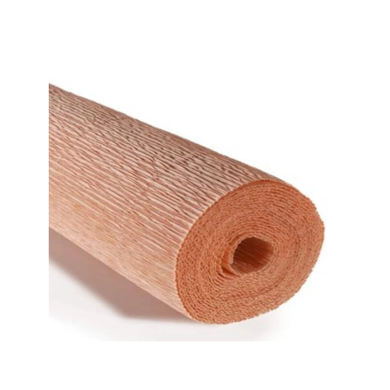 Cvjetni krep papir, 180 g, 50x250 cm - 17A4 tamna breskva