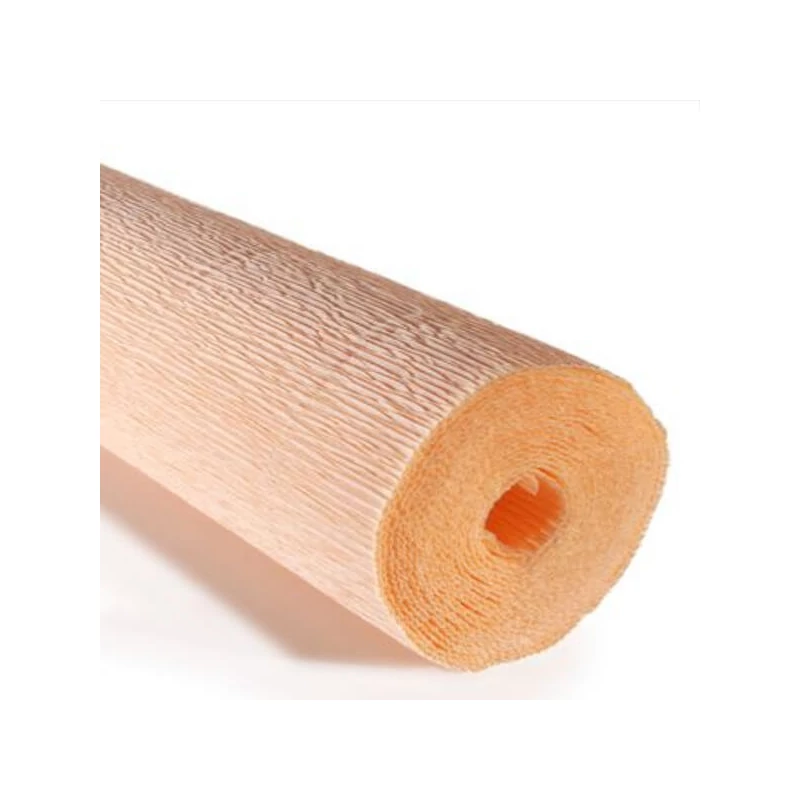 Cvjetni krep papir, 180 g, 50x250 cm - 17A5 breskva