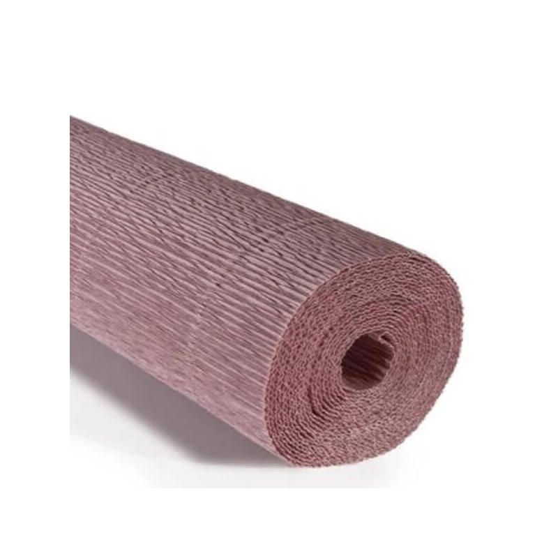 Cvjetni krep papir, 180 g, 50x250 cm - 17E/1 svijetli kesten