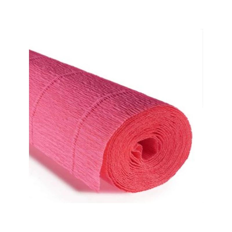 Krep papir za cvijeće, 180 g, 50x250 cm - 551 fluo pink