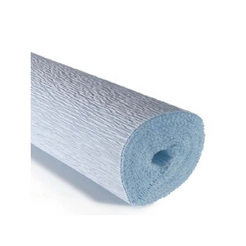 Cvjetni krep papir, 180 g, 50x250 cm - 559 nebesko plava