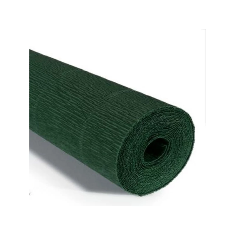 Cvjetni krep papir, 180 g, 50x250 cm - 561 bor zelena