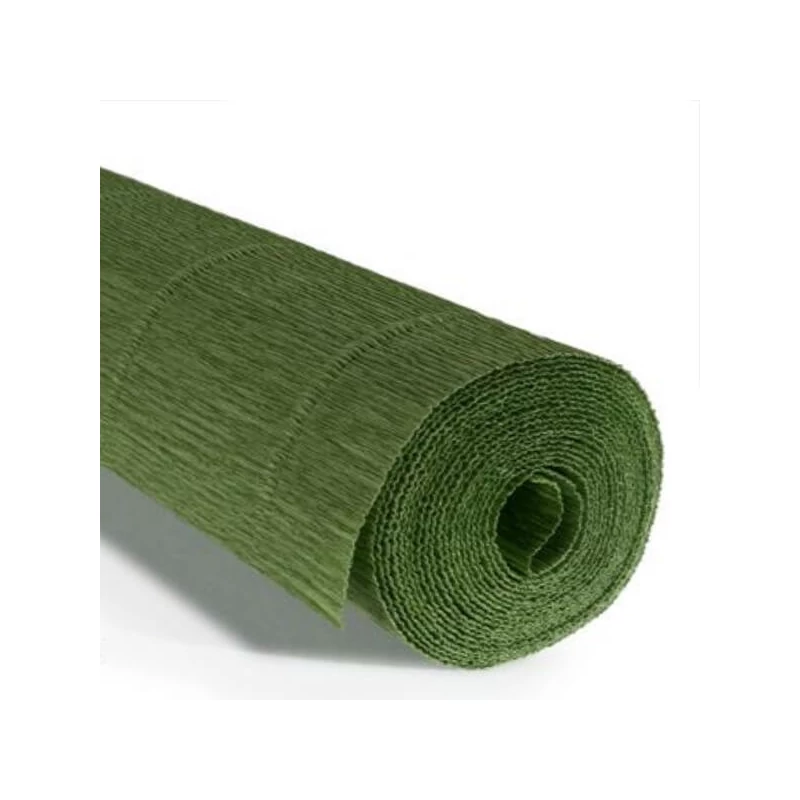 Cvjetni krep papir, 180 g, 50x250 cm - 565 tamna menta