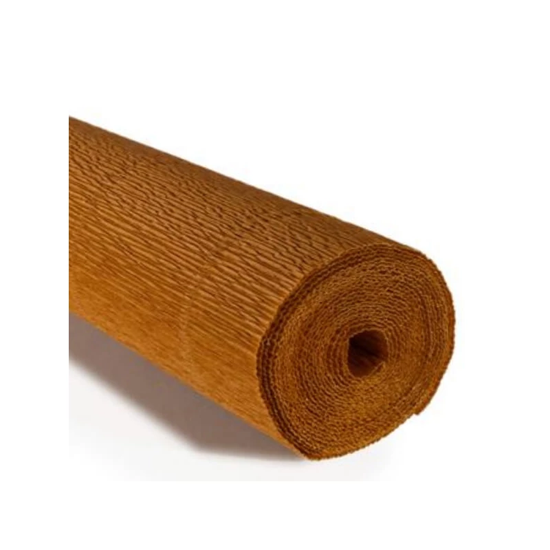 Cvjetni krep papir, 180 g, 50x250 cm - 567 lješnjak