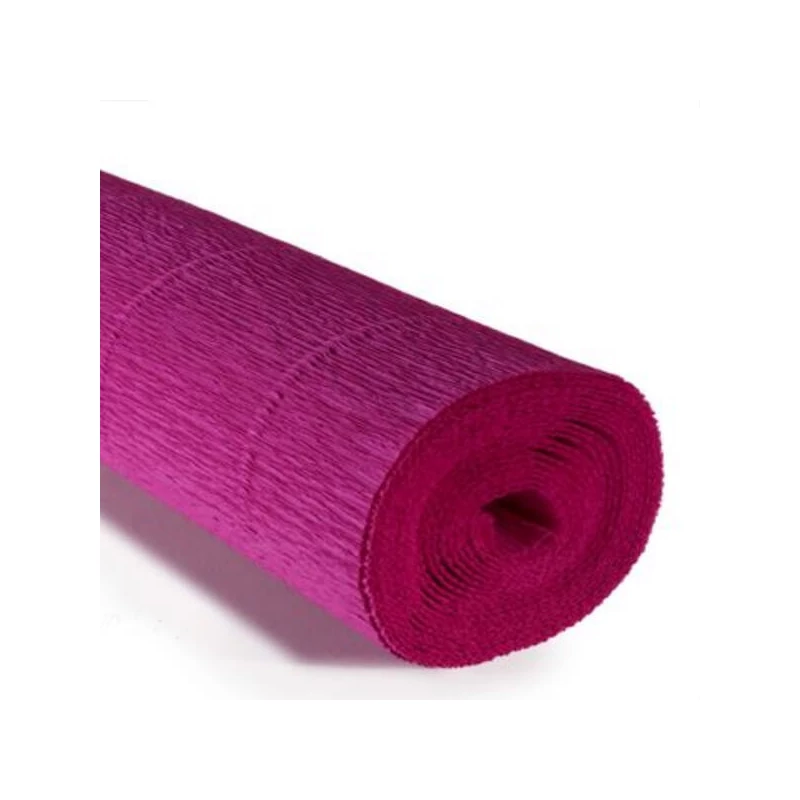 Cvjetni krep papir, 180 g, 50x250 cm - 572 ciklame
