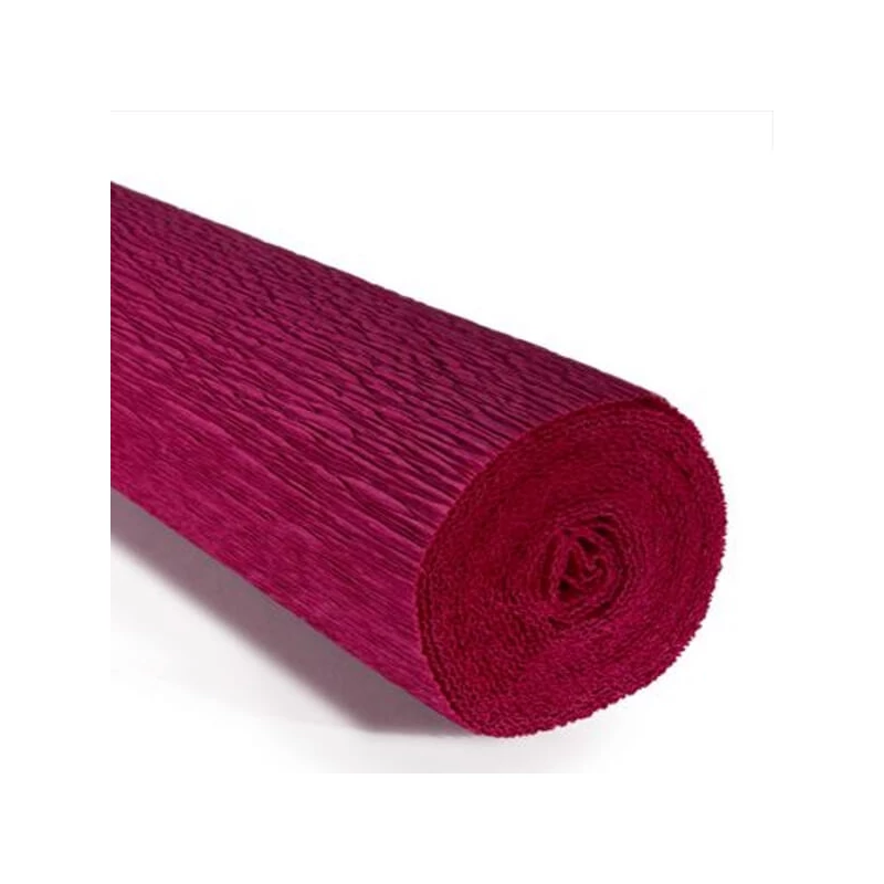 Cvjetni krep papir, 180 g, 50x250 cm - 584 magenta