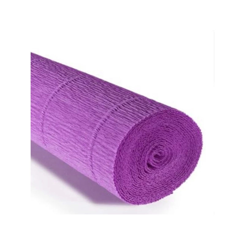 Krep papir za cvijeće, 180 g, 50x250 cm - 590 ljubičasta