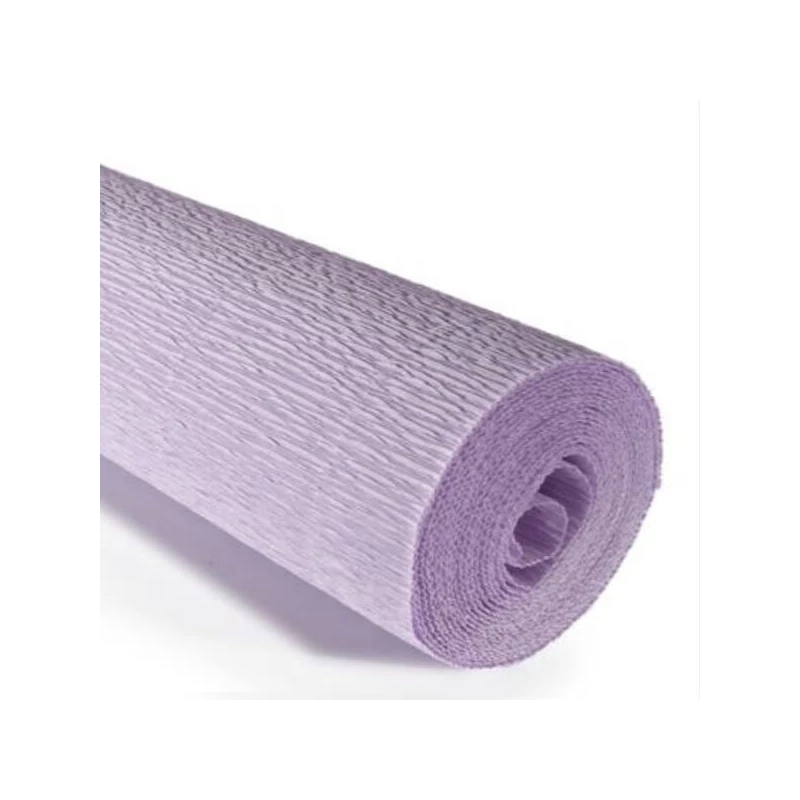 Krep papir za cvijeće, 180 g, 50x250 cm - 592 svijetloljubičasta