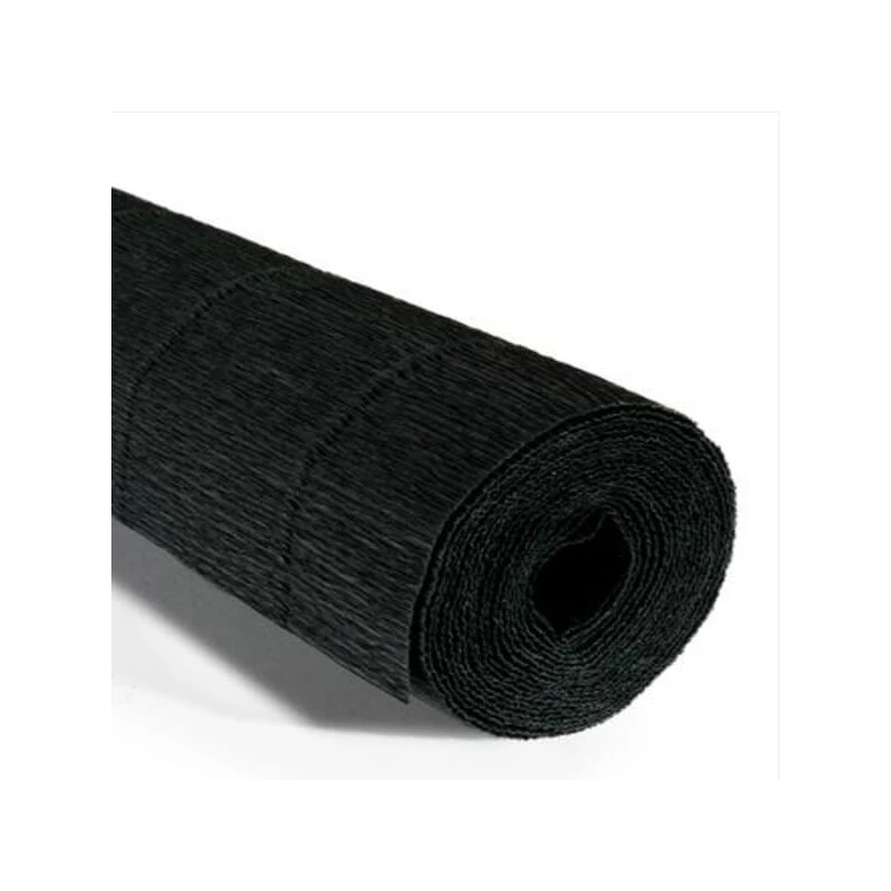 Krep papir za cvijeće, 180 g, 50x250 cm - 602 crni