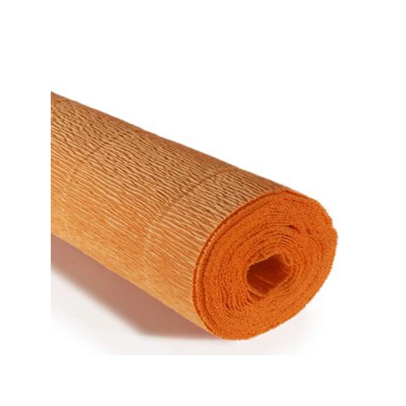 Cvjetni krep papir, 180 g, 50x250 cm - 610 bundeva žuta