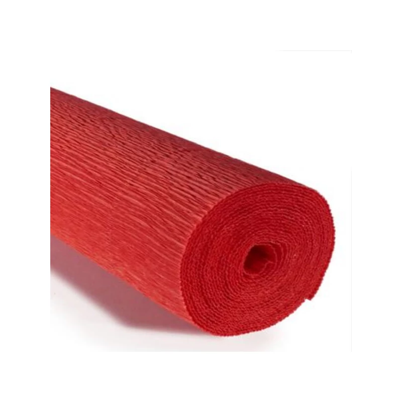 Cvjetni krep papir, 180 g, 50x250 cm - 618 tamno narančasta