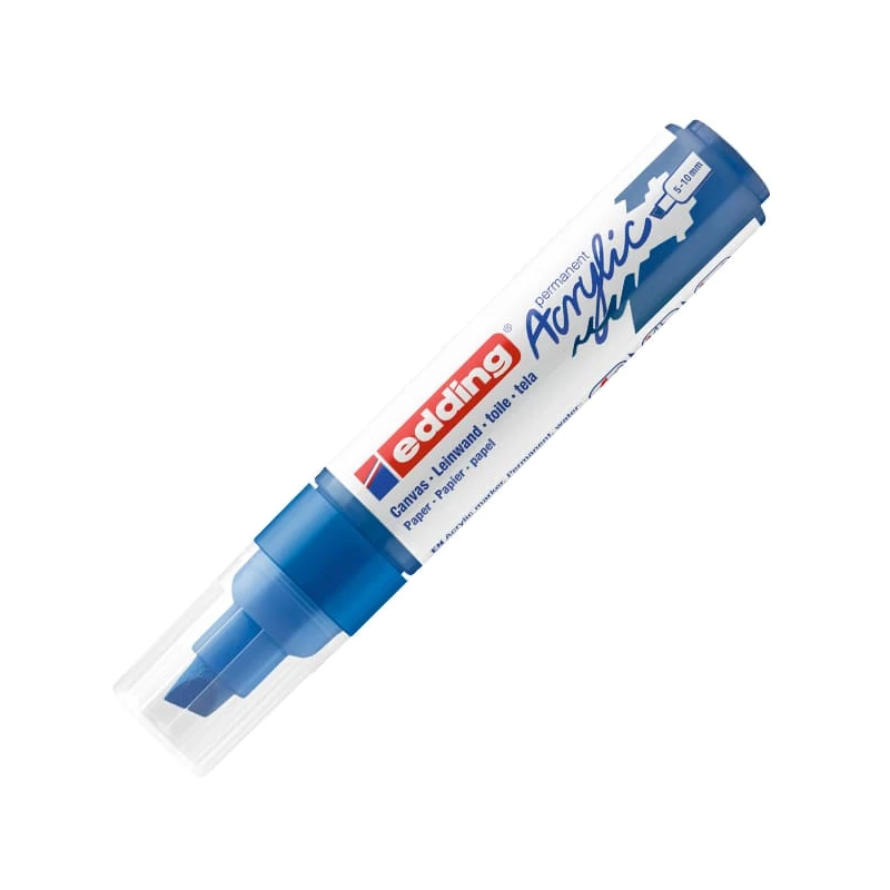 edding 5000 akrilni marker (flomaster), odrezani kraj, B (5-10 mm) - 903, gentian blue